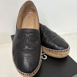 Chanel Leather espadrille size 37